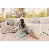 Balansoar, Jane, Ballu, Pliabil, Cu bara de jucarii si spatar reglabil in 3 pozitii, Conform cu standardul european de siguranta EN 12790:2023, Iris