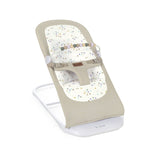 Balansoar, Jane, Ballu, Pliabil, Cu bara de jucarii si spatar reglabil in 3 pozitii, Conform cu standardul european de siguranta EN 12790:2023, Iris