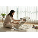 Balansoar, Jane, Ballu, Pliabil, Cu bara de jucarii si spatar reglabil in 3 pozitii, Conform cu standardul european de siguranta EN 12790:2023, Iris