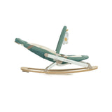 Balansoar, Jane, Kalm, Pliabil, Cu bara de jucarii si spatar reglabil, Cu baza din lemn, Conform cu standardul european de siguranta EN 12790:2023, Sesame