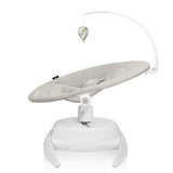 Balansoar, Lionelo, Iris, 2 in 1, Rotire 360 grade, Electric, Cu 3 moduri de leganare, Cu 5 trepte de viteza, Cu 3 pozitii de inclinare, 12 melodii, Silentios, Pana la 9 kg, Bej