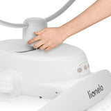 Balansoar, Lionelo, Iris, 2 in 1, Rotire 360 grade, Electric, Cu 3 moduri de leganare, Cu 5 trepte de viteza, Cu 3 pozitii de inclinare, 12 melodii, Silentios, Pana la 9 kg, Bej