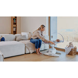 Balansoar, Lionelo, Iris, 2 in 1, Rotire 360 grade, Electric, Cu 3 moduri de leganare, Cu 5 trepte de viteza, Cu 3 pozitii de inclinare, 12 melodii, Silentios, Pana la 9 kg, Bej