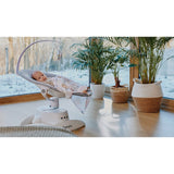 Balansoar, Lionelo, Iris, 2 in 1, Rotire 360 grade, Electric, Cu 3 moduri de leganare, Cu 5 trepte de viteza, Cu 3 pozitii de inclinare, 12 melodii, Silentios, Pana la 9 kg, Bej