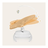 Balansoar, Lionelo, Iris, 2 in 1, Rotire 360 grade, Electric, Cu 3 moduri de leganare, Cu 5 trepte de viteza, Cu 3 pozitii de inclinare, 12 melodii, Silentios, Pana la 9 kg, Bej