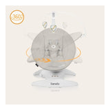 Balansoar, Lionelo, Iris, 2 in 1, Rotire 360 grade, Electric, Cu 3 moduri de leganare, Cu 5 trepte de viteza, Cu 3 pozitii de inclinare, 12 melodii, Silentios, Pana la 9 kg, Bej