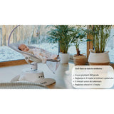 Balansoar, Lionelo, Iris, 2 in 1, Rotire 360 grade, Electric, Cu 3 moduri de leganare, Cu 5 trepte de viteza, Cu 3 pozitii de inclinare, 12 melodii, Silentios, Pana la 9 kg, Bej