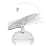 Balansoar, Lionelo, Iris, 2 in 1, Rotire 360 grade, Electric, Cu 3 moduri de leganare, Cu 5 trepte de viteza, Cu 3 pozitii de inclinare, Pana la 9 kg, Gri