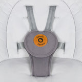 Balansoar, Lionelo, Mell, 2 in 1, Rotire 360 grade, Electric, Cu 3 moduri de leganare, Cu 5 trepte de viteza, Cu 3 pozitii de inclinare, Cu timer, 12 melodii si 2 sunete ale naturii, Pana la 9 kg, Gri