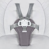 Balansoar, Lionelo, Mell, 2 in 1, Rotire 360 grade, Electric, Cu 3 moduri de leganare, Cu 5 trepte de viteza, Cu 3 pozitii de inclinare, Cu timer, 12 melodii si 2 sunete ale naturii, Pana la 9 kg, Gri