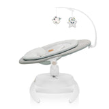 Balansoar, Lionelo, Mell, 2 in 1, Rotire 360 grade, Electric, Cu 3 moduri de leganare, Cu 5 trepte de viteza, Cu 3 pozitii de inclinare, Cu timer, 12 melodii si 2 sunete ale naturii, Pana la 9 kg, Bej