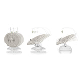 Balansoar, Lionelo, Mell, 2 in 1, Rotire 360 grade, Electric, Cu 3 moduri de leganare, Cu 5 trepte de viteza, Cu 3 pozitii de inclinare, Cu timer, 12 melodii si 2 sunete ale naturii, Pana la 9 kg, Bej