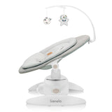 Balansoar, Lionelo, Mell, 2 in 1, Rotire 360 grade, Electric, Cu 3 moduri de leganare, Cu 5 trepte de viteza, Cu 3 pozitii de inclinare, Cu timer, 12 melodii si 2 sunete ale naturii, Pana la 9 kg, Bej