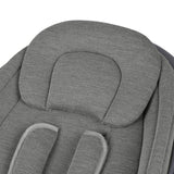 Balansoar si sezlong, Lionelo, Blossom, 5 melodii, 5 moduri de balansare, Cu jucarii, Husa respirabila, 60% bambus, Cu telecomanda, Reglare pozitie scaun pentru somn, Pana la 9 kg, Gri