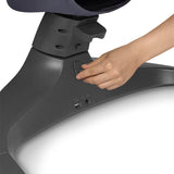 Balansoar si sezlong, Lionelo, Ralf, 2 in 1, Electric, Cu telecomanda si cablu USB, Cu miscare laterala de balansare si 5 niveluri diferite de viteza, Cu 12 melodii, Gri/Alb