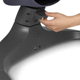 Balansoar si sezlong, Lionelo, Ralf, 2 in 1, Electric, Cu telecomanda si cablu USB, Cu miscare laterala de balansare si 5 niveluri diferite de viteza, Cu 12 melodii, Gri Grafit, Resigilat