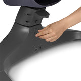 Balansoar si sezlong, Lionelo, Ralf, 2 in 1, Electric, Cu telecomanda si cablu USB, Cu miscare laterala de balansare si 5 niveluri diferite de viteza, Cu 12 melodii, Gri Grafit, Resigilat