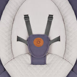 Balansoar si sezlong, Lionelo, Ralf, 2 in 1, Electric, Cu telecomanda si cablu USB, Cu miscare laterala de balansare si 5 niveluri diferite de viteza, Cu 12 melodii, Gri Grafit, Resigilat