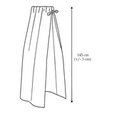 Baldachin, Qmini, Pentru patut, leagan, Din muselina dubla 145x200 cm, Material certificat Oeko Tex Standard 100, Cream