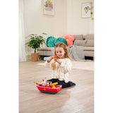 Barca Simba Fireman Sam Titan Fireboat 32 cm cu figurina si accesorii