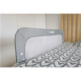 Protectie laterala pat, FreeON, Pentru bebe, Rabatabila, Instalare usoara, Dimensiune 135 x 57 cm, Little Stars, Conform cu standardul european BS7972:2001+A12009, Grey
