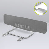 Bariera de protectie pentru pat, Lionelo, Lora XL, Pliabila, Sistem de blocare StandSafe, Geanta de transport inclusa, 150x46 cm, Conform cu BS 7972:2001+A1:2009, Gri