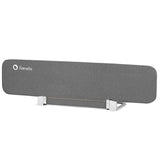 Bariera de protectie pentru pat, Lionelo, Lora XL, Pliabila, Sistem de blocare StandSafe, Geanta de transport inclusa, 150x46 cm, Conform cu BS 7972:2001+A1:2009, Gri