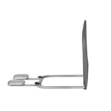 Bariera de protectie pentru pat, Lionelo, Lora XL, Pliabila, Sistem de blocare StandSafe, Geanta de transport inclusa, 150x46 cm, Conform cu BS 7972:2001+A1:2009, Gri
