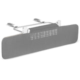 Bariera de protectie pentru pat, Lionelo, Lora XL, Pliabila, Sistem de blocare StandSafe, Geanta de transport inclusa, 150x46 cm, Conform cu BS 7972:2001+A1:2009, Gri