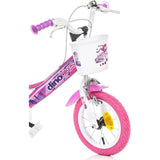 Bicicleta copii Dino Bikes 12" Fairy roz