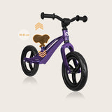 Bicicleta fara pedale, Lionelo, Bart, Usoara, Cu cadru din magneziu, Cu ghidon si sa reglabile, Greutate 3 Kg, 12 inch, Conform cu standardul european de securitate EN71, Purple Amethyst