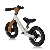Bicicleta fara pedale, Lionelo, Toni, Cu ghidon si sa reglabile, Ultra usoara, 2.8 Kg, 18 luni+, Sustine 30 kg, Conform cu standardul EN71-1/2/3, Certificata TUV SUD, Bej