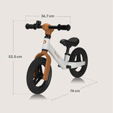 Bicicleta fara pedale, Lionelo, Toni, Cu ghidon si sa reglabile, Ultra usoara, 2.8 Kg, 18 luni+, Sustine 30 kg, Conform cu standardul EN71-1/2/3, Certificata TUV SUD, Bej