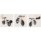 Bicicleta fara pedale, Lionelo, Toni, Cu ghidon si sa reglabile, Ultra usoara, 2.8 Kg, 18 luni+, Sustine 30 kg, Conform cu standardul EN71-1/2/3, Certificata TUV SUD, Bej