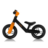 Bicicleta fara pedale, Lionelo, Toni, Cu ghidon si sa reglabile, Ultra usoara, 2.8 Kg, 18 luni+, Sustine 30 kg, Conform cu standardul EN71-1/2/3, Certificata TUV SUD, Portocaliu