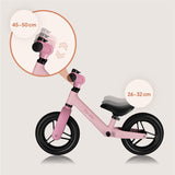 Bicicleta fara pedale, Lionelo, Toni, Cu ghidon si sa reglabile, Ultra usoara, 2.8 Kg, 18 luni+, Sustine 30 kg, Conform cu standardul EN71-1/2/3, Certificata TUV SUD, Roz