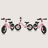 Bicicleta fara pedale, Lionelo, Toni, Cu ghidon si sa reglabile, Ultra usoara, 2.8 Kg, 18 luni+, Sustine 30 kg, Conform cu standardul EN71-1/2/3, Certificata TUV SUD, Roz