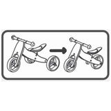 Bicicleta/tricicleta fara pedale, Free2Move, Din lemn, 2 in 1, Functie de bicicleta echilibru, Scaun reglabil, Roti ajustabile, Manere antiderapante, Varsta 1-3 ani, Conform cu standardele europene EN71-1;2018, EN71-2:2020, EN71-3:2021, Dusty Pink