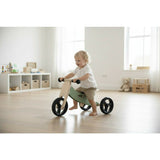 Bicicleta/tricicleta fara pedale, Free2Move, Din lemn, 2 in 1, Functie de bicicleta echilibru, Scaun reglabil, Roti ajustabile, Manere antiderapante, Varsta 1-3 ani, Conform cu standardele europene EN71-1;2018, EN71-2:2020, EN71-3:2021, Mint