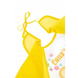 Baveta impermeabila, Bocioland, Cu maneci lungi, Dimensiune 40x35 cm, Teddy Bear