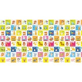 Covoras de joaca, Bocioland, Happy Day, Pliabil, Protectie impotriva loviturilor, Dimensiune mare, 200 x 150 cm, Cu Imprimeu pe ambele parti, Potrivit pentru utlizare atat in interior, cat si in exterior