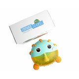 Jucarie Interactiva de baie, Bocioland, Peste cu difuzor pentru baloane de spuma si muzica, Fixare cu Ventuze, Verde, 20x20 cm