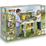Bucatarie Smoby Mud Kitchen cu 15 accesorii