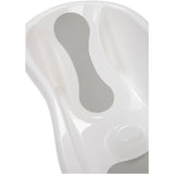 Cadita, FreeON, Cu doua parti antiderapante, Cu dop, Conform cu standardul european de securitate EN 17072:2018, 81x41x24 cm, White