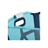 Cadita de baie cu pliere ultra-compacta, Jane, Oasis, Cu doua manere, 68 x 42 x 26 cm, Conform cu standardul european de siguranta EN 17072:2018, Pale