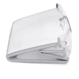 Cadita de baie cu pliere ultra-compacta, Jane, Oasis, Cu doua manere, 68 x 42 x 26 cm, Conform cu standardul european de siguranta EN 17072:2018, Tropical