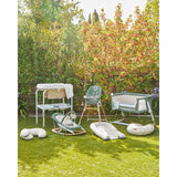 Cadita de baie cu suport, Jane, Flip Cu 2 pozitii anatomice, Cu masuta de infasat, Cu tavita si compartimente pentru accesorii, Conform cu standardele europene EN 17072:2018EN 12221:2008+A1:2013, Star