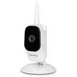 Camera aditionala, Lionelo, Babyline 3.2, Full HD, Zoom digital 3x, Cu mod de noapte, Stocare micro SD de pana la 128 GB, Cablu de 2,6 m, Alb