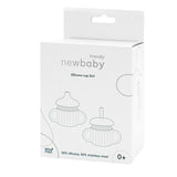 Canuta, New Baby, Cu manere si gura de scurgere care poate fi folosita de sine statatoare sau cu pai, 50% silicon, 50% otel inoxidabil, Fara BPA, 0 luni+, Green