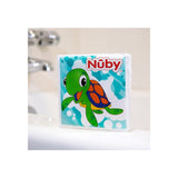 Carticica de colorat, Nuby, Pentru baita, Cu animale, 13x13x3 cm, 4 luni+, Multicolor